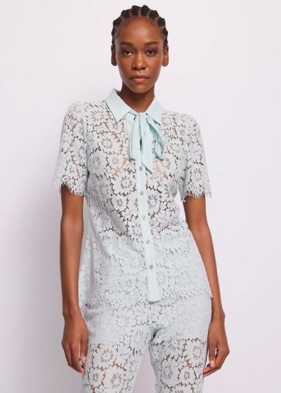 Elegant cotton lace shirt GAUDI (SKU) 611FD45016