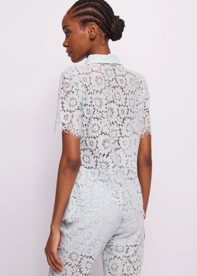 Elegant cotton lace shirt GAUDI (SKU) 611FD45016