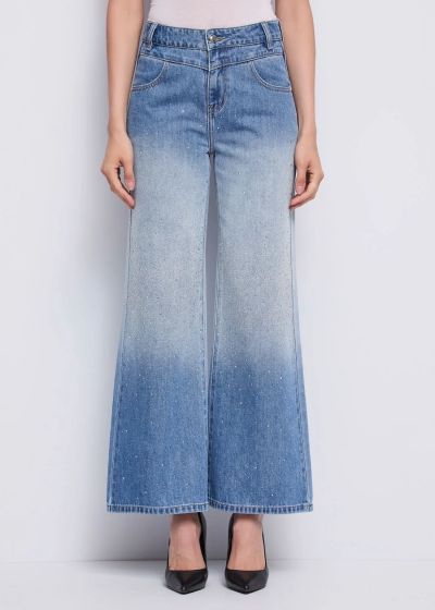 High-waisted jeans with pebbles - elegant and stylish GAUDI (SKU) 611BD26010