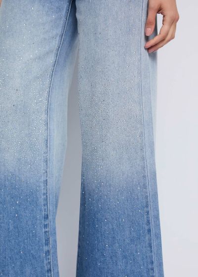 High-waisted jeans with pebbles - elegant and stylish GAUDI (SKU) 611BD26010