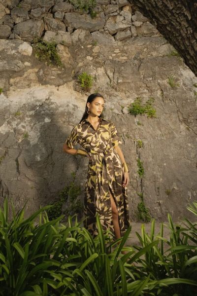 Midi Dress with Belt - stylish and comfortable LE SARTE DEL SOLE (SKU) 3937