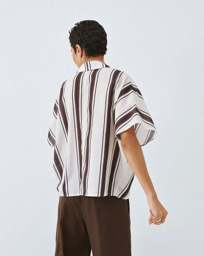Oversize striped shirt – comfort and style ACCESS FASHION (SKU) 7059
