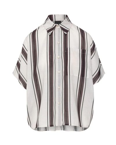 Oversize striped shirt – comfort and style ACCESS FASHION (SKU) 7059