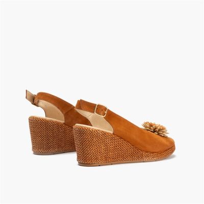 Brown Women's Platform Sandals - Summer Comfort PITILLOS (SKU)11310