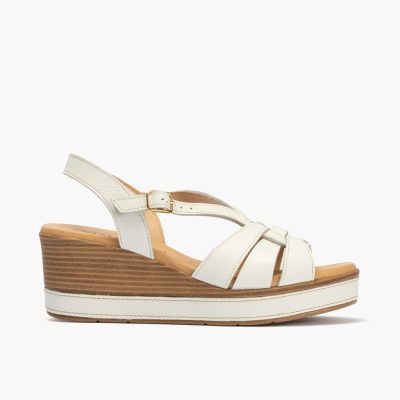 White platform sandals - elegant and comfortable!PITILLOS (SKU)11283