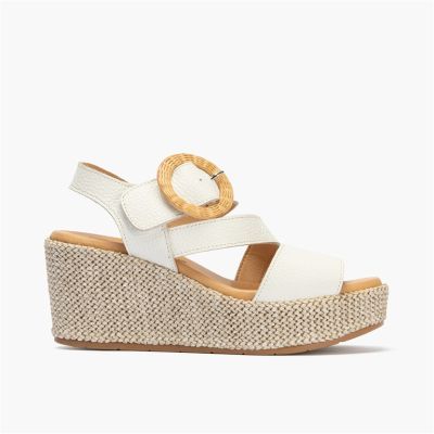 White platform espadrilles - elegance and comfort!PITILLOS (SKU)11271