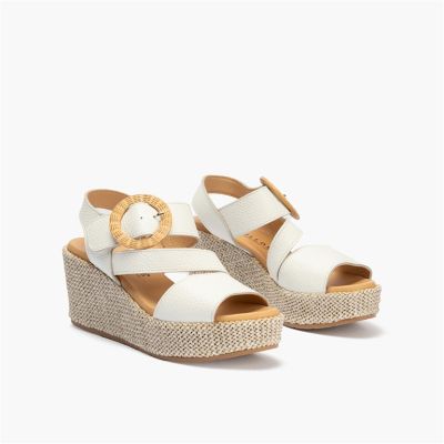 White platform espadrilles - elegance and comfort!PITILLOS (SKU)11271