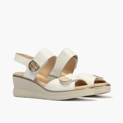 White platform sandals - elegance and comfort!PITILLOS (SKU)11064