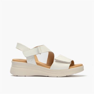 White women's platform sandals - Everyday comfort and style!PITILLOS (SKU)11293