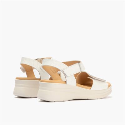 White women's platform sandals - Everyday comfort and style!PITILLOS (SKU)11293