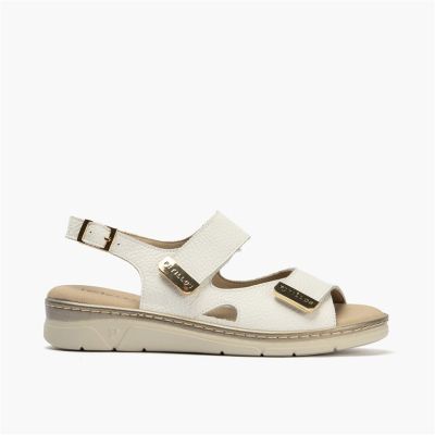 White casual women's sandals - comfort and style!PITILLOS (SKU)11000.