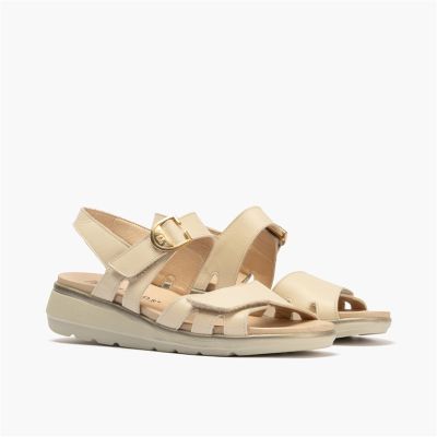 Cream women's sandals - elegant and comfortable for every day!PITILLOS (SKU)20311