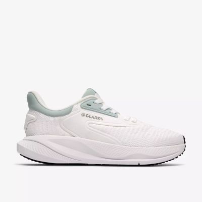 Бели дамски маратонки - Спортен стил и комфорт!CLARKS (SKU)26186459