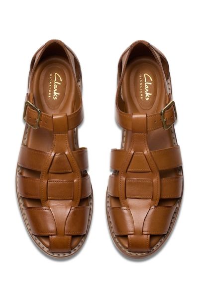 Brown Women's Roman Sandals - Summer Comfort CLARKS(SKU)26181218