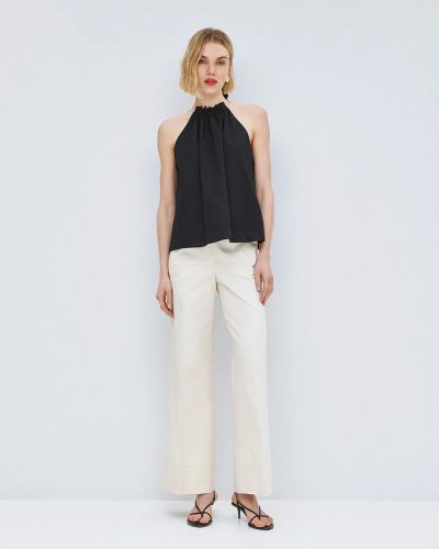 Off-White Women's High Waisted Pants ACCESS FASHION (SKU) 5044