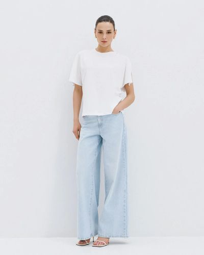 Short-sleeved blouse with metallic accent ACCESS FASHION (SKU) 2204