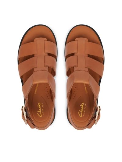 Women's casual brown sandal - stylish comfort for your summer look!CLARKS (SKU)26186587
