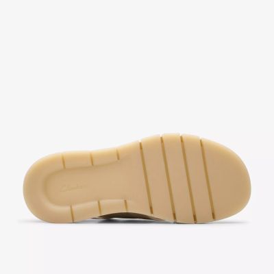 Women's Casual Comfortable Stylish Light Platform Sandal in Cream CLARKS (SKU)26181470