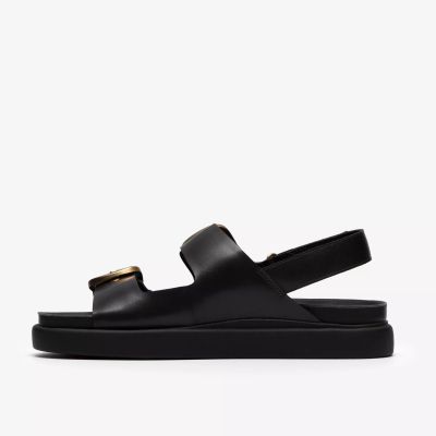 Women's Black Classic Sandal - Casual Comfort with Stylish Design.CLARKS (SKU)26185807