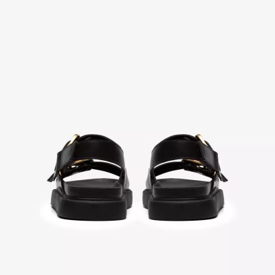 Women's Black Classic Sandal - Casual Comfort with Stylish Design.CLARKS (SKU)26185807