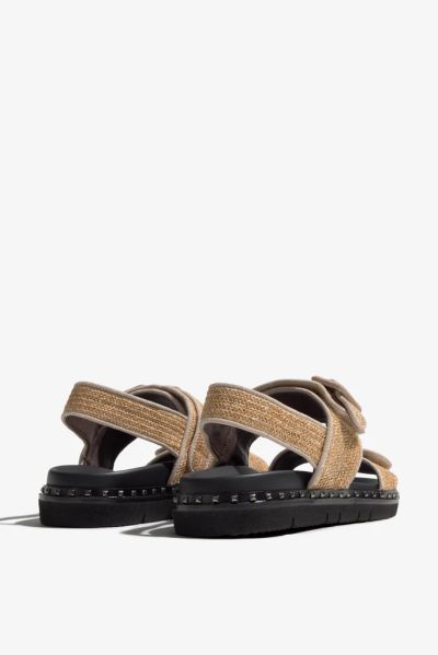 RAVEL Women's Brown Genuine Leather Casual Sandals - Style and Comfort.REGARDE LE CIEL (SKU)MARTHA02