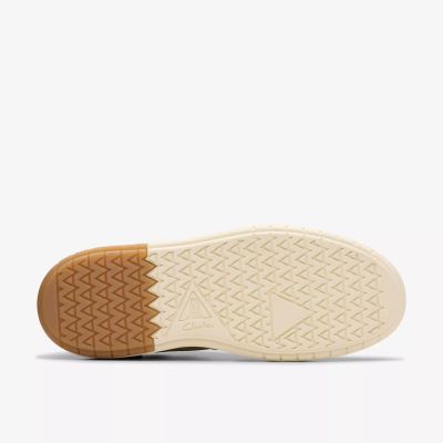 Мъжка Ежедневна Обувка: Бяла с Модерни Сини Детайли за Стил и Комфорт CLARKS (SKU)26181289