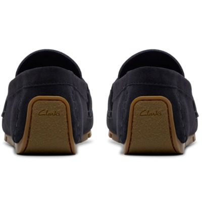 Мъжка класическа мокасина от тъмносин велур – елегантна и удобна!CLARKS (SKU)26184514