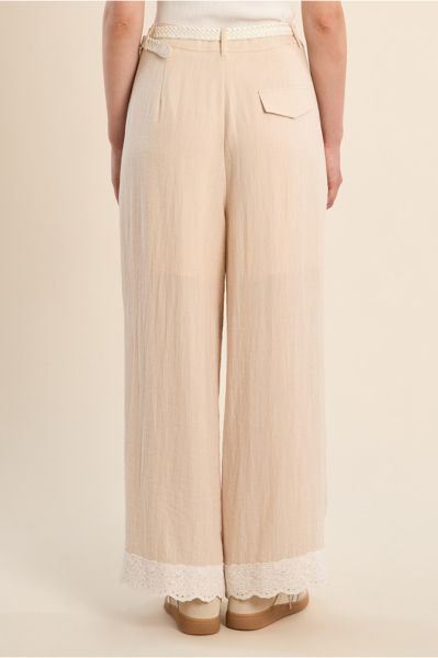 Women's viscose trousers - luxurious, comfortable and stylish MOLLY BRACKEN (SKU) TF140EP