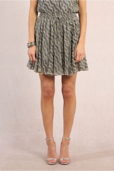 Modern women's short skirt with elastic waist MOLLY BRACKEN (SKU) MW128EE