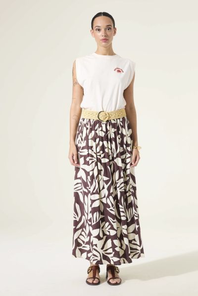 Women's Midi Skirt Made of High Quality Viscose - Style and Comfort GARCIA (SKU) P260323