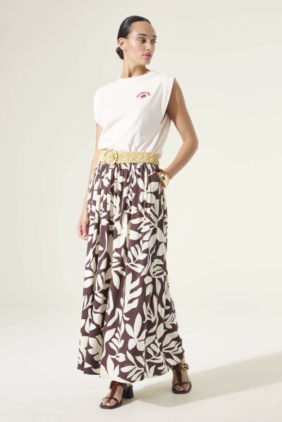 Women's Midi Skirt Made of High Quality Viscose - Style and Comfort GARCIA (SKU) P260323