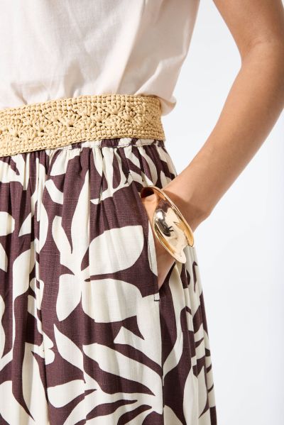 Women's Midi Skirt Made of High Quality Viscose - Style and Comfort GARCIA (SKU) P260323