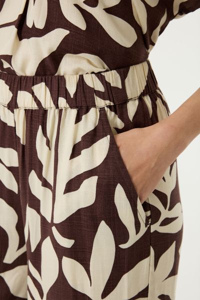 Women's viscose trousers with high elastic waist GARCIA (SKU) P260310
