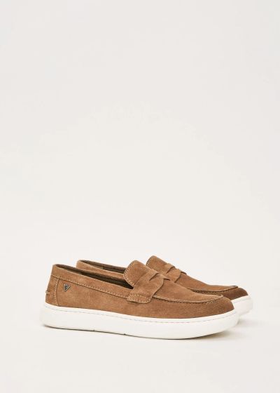 Men's beige moccasins made of genuine leather - style and comfort for everyday life. GAUDI (SKU)V6165370