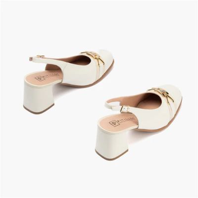Women's Elegant White Sandals - The Ideal Choice PITILLOS (SKU)11162