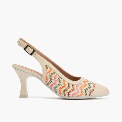 Women's thin heel sandal with multicolor - elegant and comfortable PITILLOS (SKU)11195