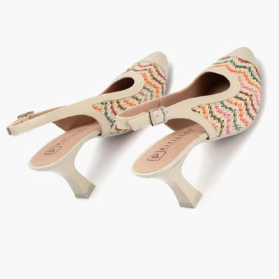 Women's thin heel sandal with multicolor - elegant and comfortable PITILLOS (SKU)11195
