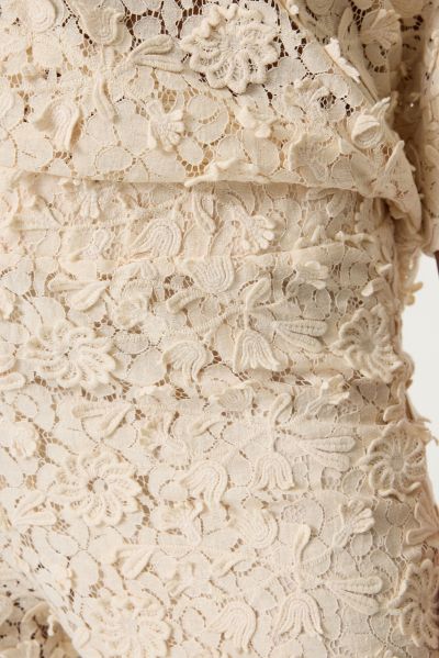 Women's trousers with exquisite floral cotton lace - style and comfort GARCIA (SKU) Q260117
