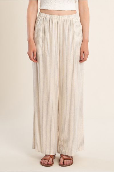 Women's viscose trousers with elastic waist - everyday comfort and style MOLLY BRACKEN (SKU) G961EE