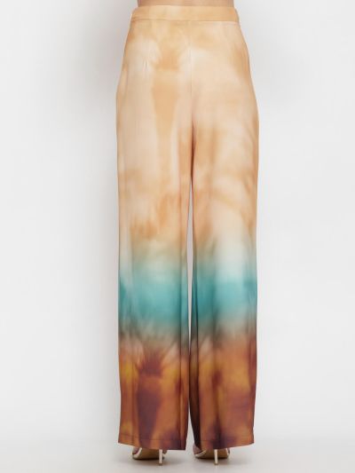Women's wide-leg trousers, multi-colored - Comfortable, Elegant, Modern.LE SORTE DEL SOLE (SKU)3886