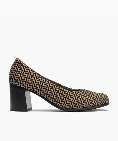Women's Elegant High Heel Shoes with Modern Colorful Shapes!!!PITILLOS (SKU)11655