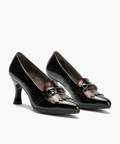 Women's Elegant Shoes with Thin Heels Black Color - for a Sophisticated Fashion Accent!PITILLOS (SKU)30532