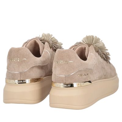Elegant women's suede sneakers with a flower - comfort and stylish look!TOSCA BLU (SKU)2602S025