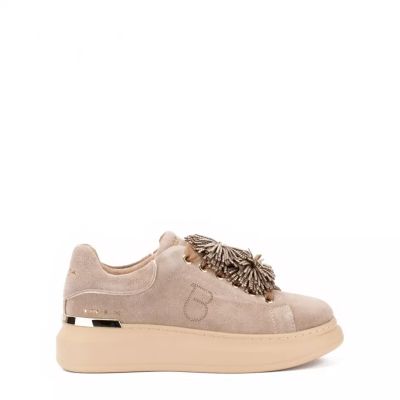 Elegant women's suede sneakers with a flower - comfort and stylish look!TOSCA BLU (SKU)2602S025