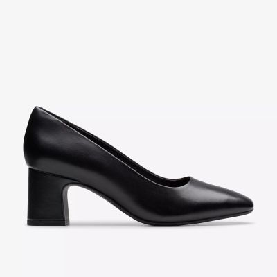 Women's classic black heeled shoe!!! CLARKS (SKU) 26183032