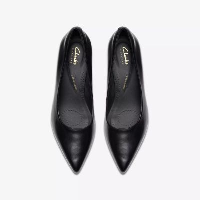 Women's Classic Stiletto Heels, Deep Black – Elegant Style for Women. CLARKS (SKU) 26183156