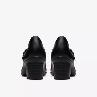 Women's Black Mid-Heel Shoes with Strap – Style and Comfort for Every Day!!! CLARKS (SKU) 26182996