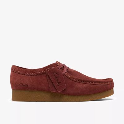 Women's pink suede autumn moccasin – classic style, elegant and comfortable! CLARKS (SKU) 26329301