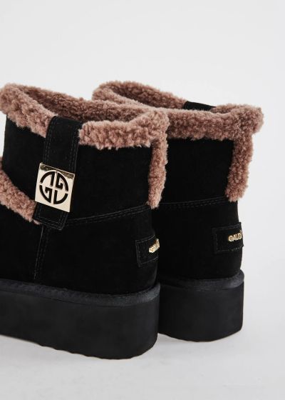 Women's black suede ankle boots – Style and comfort in every step GAUDI (SKU) V6465418
