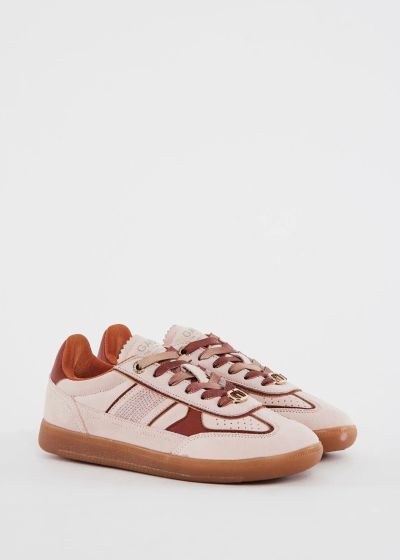 Women's pink suede sneakers – urban style and comfort GAUDI (SKU) V6465640